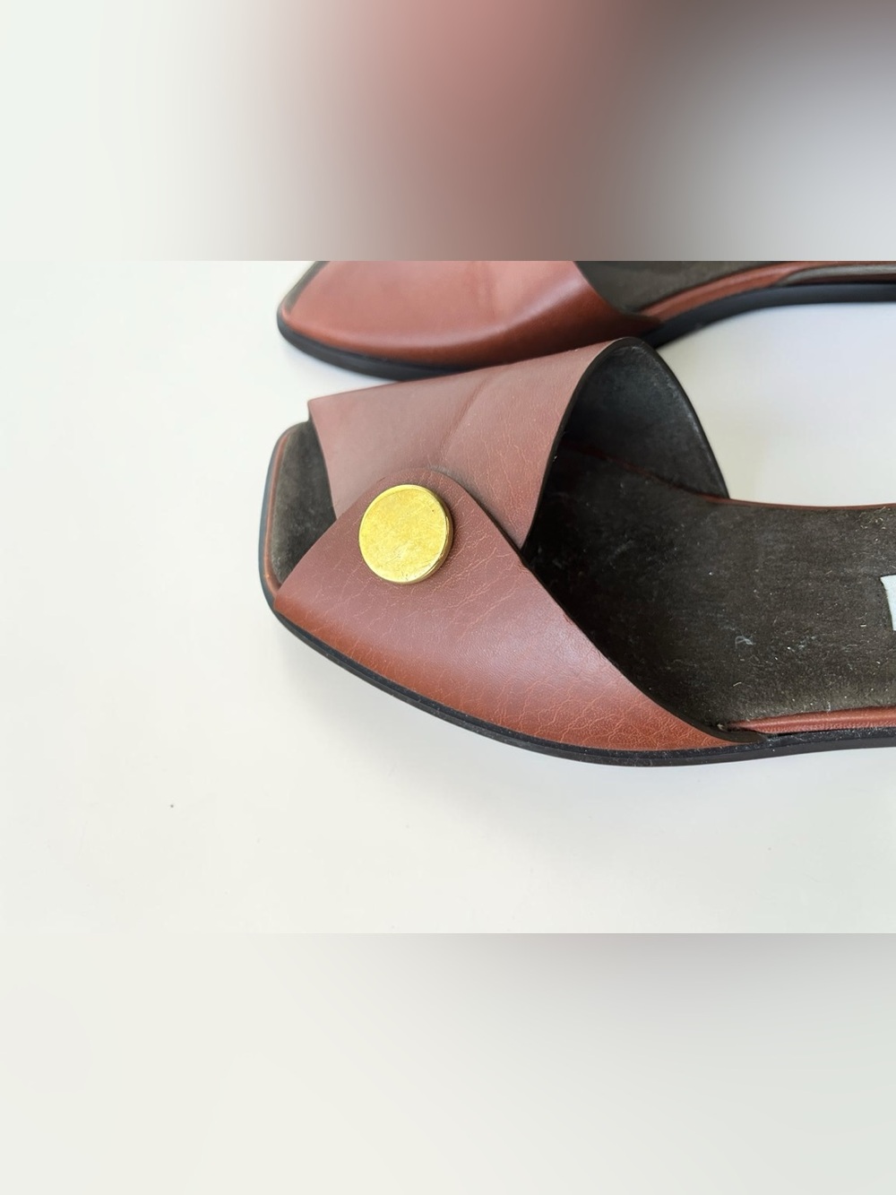 Stella McCartney Brown Strappy Sandals Size 37 Made in Italy - Picture 6 of 8